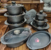 سرویس قابلمه17 پارچه ویتنبرگ رنگ طوسی