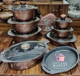 سرویس قابلمه17 پارچه ویتنبرگ رنگ رزگلد