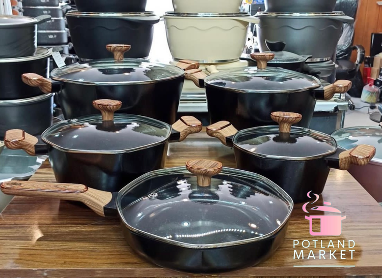 سرویس قابلمه ۱۰ پارچه لاکاذت