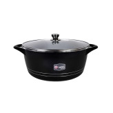 قابلمه تک چدن گرانیت mgs ام جی اس رنگ مشکی سایز۲۸ ایتالیا B