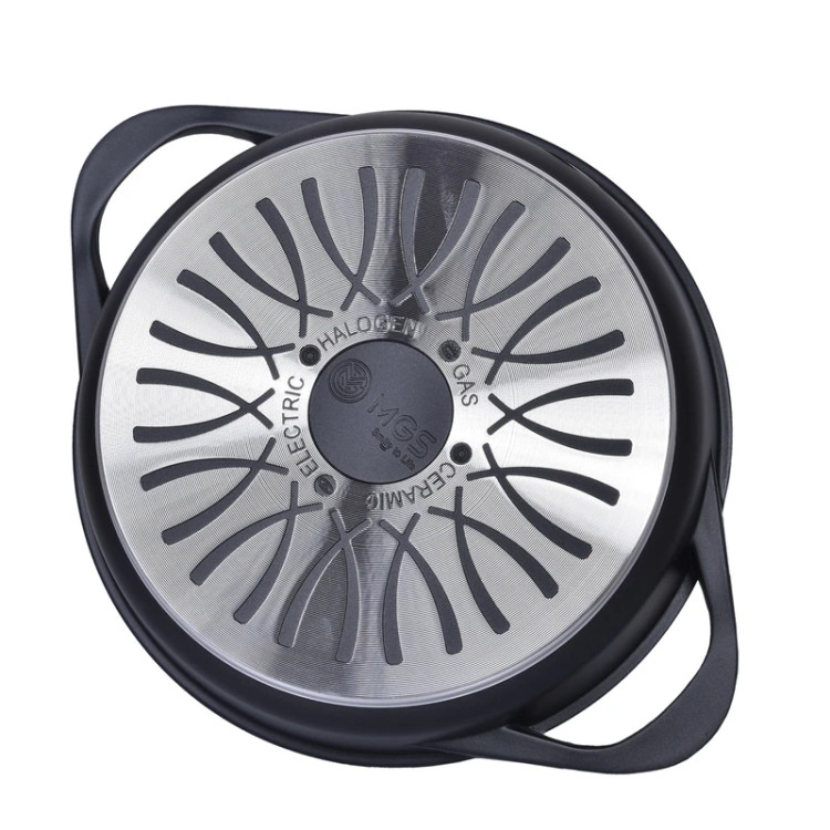 قابلمه تک چدن گرانیت ام جی اس mgs سایز ۴۰ رنگ مشکی ایتالیا B