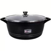 قابلمه تک چدن گرانیت ام جی اس mgs سایز ۴۰ رنگ مشکی ایتالیا B