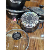 سرویس قابلمه ۱۰ پارچه دالتون رنگ مشکی