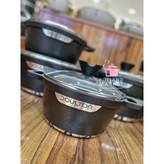 سرویس قابلمه ۱۰ پارچه دالتون رنگ مشکی