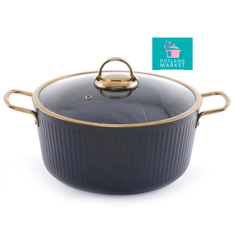 قابلمه تک kzp مدل آلما سایز ۲۴ رنگ مشکی