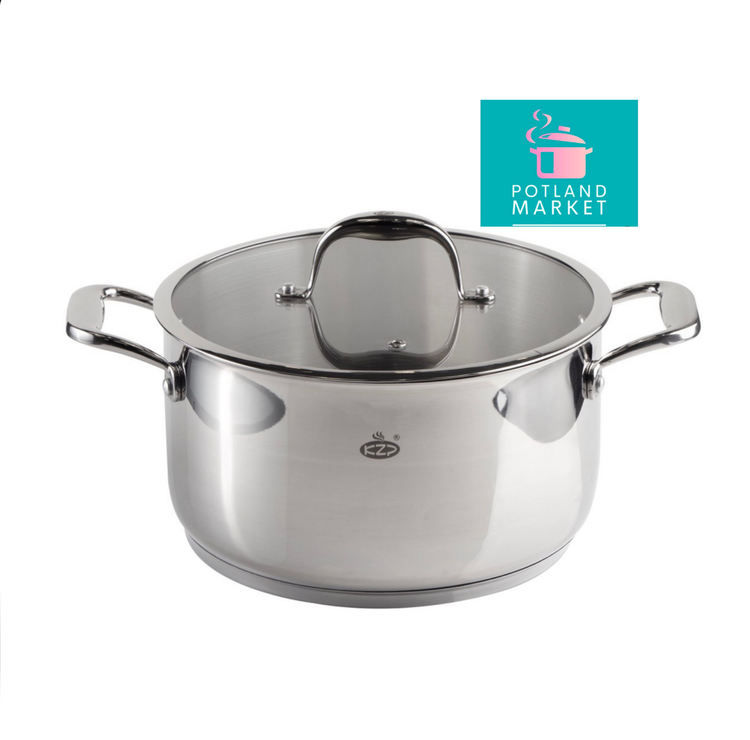 قابلمه تک استیل kzp سایز 20 با درب