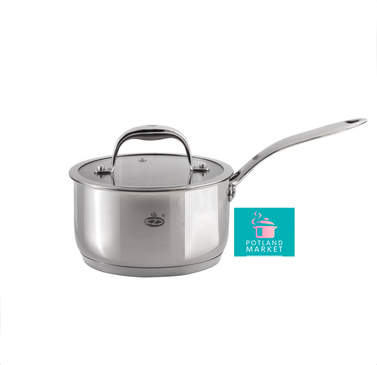 شیرجوش استیل kzp سایز 16 با درب