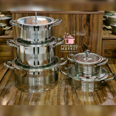 سرویس قابلمه استیل ۱۰ پارچه mgs