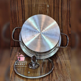 قیمت و خرید سرویس قابلمه استیل ۱۰ پارچه ام جی اس mgs