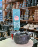 خرید قابلمه تک چدن گرانیت هاناتک مدل آدنا دسته سرخود