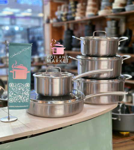 سرویس قابلمه استیل کف لیزری ام جی اس mgs