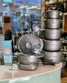 تخفیف بلک فرایدی سرویس قابلمه ۱۶ پارچه ویتنبرگ رنگ طوسی