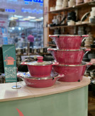 قیمت و خرید سرویس قابلمه ۱۰ پارچه لایف اسمایل رنگ صورتی