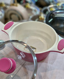 قیمت و خرید سرویس قابلمه ۱۰ پارچه لایف اسمایل رنگ صورتی