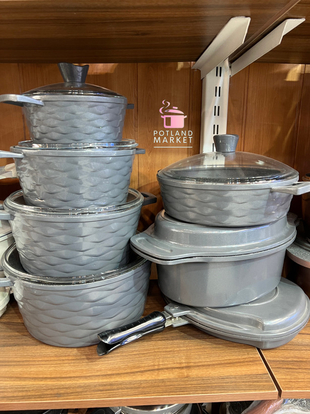 قیمت و خرید سرویس قابلمه ۱۵پارچه رزیتو