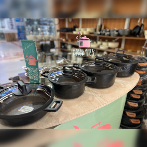 سرویس قابلمه ۸ پارچه وارداتی وگاتی طرح سنگ